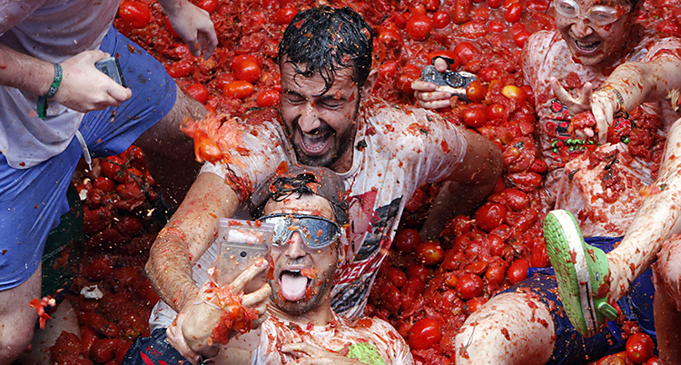 Spain Tomato Fight