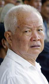 Khieu Samphan är en av de ledare som kan dömas i domstolen i Kambodja. Foto: Scanpix