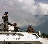 FN-soldater i Kongo-Kinshasa. Foto: Karel Prinsloo/Scanpix