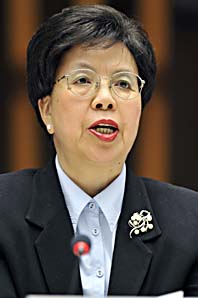Margaret Chan är chef för WHO. Foto: Martial Trezzini/Scanpix
