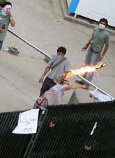 Stökigt i Iran efter presidentvalet. Foto: AP Photo/Scanpix
