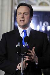 David Cameron ska leda Storbritanniens regering. Foto: Lefteris Pitarakis/Scanpix