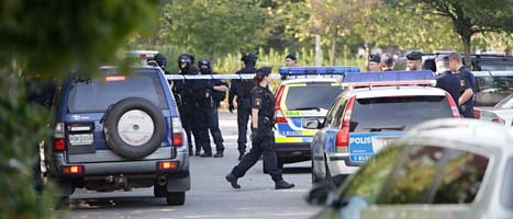 En polis sköt en man i benet i ett bråk i Rosengård. Foto: Stig-Åke Jönsson/Scanpix