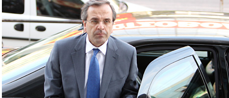 Antonis Samaras kunde inte bilda någon ny regering i Grekland.
Foto: Thanassis Savrakis/Scanpix