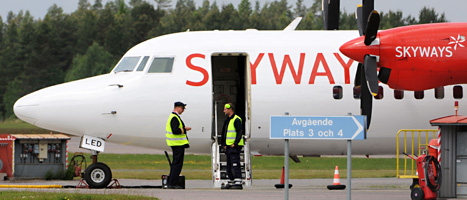 Skyways har slutat flyga. Foto: Johan Nilsson/Scanpix