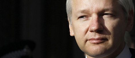 Wikileaks grundare Julian Assange kommer att hämtas av svensk polis. Foto:Kirsty Wigglesworth/Scanpix
