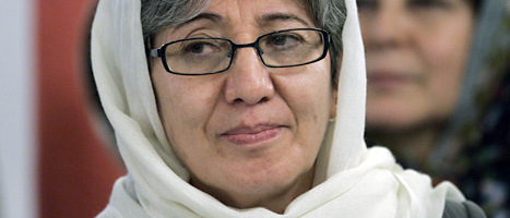 Läkare Sima Samar från Afghaistan får pris. Foto: Roccardo De Luca/Scanpix