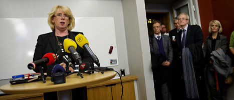 Sveriges miljöminister Lena Ek. Foto: Jessica Gow/Scanpix