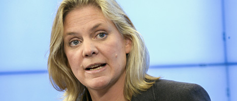 Socialdemokraten Magdalena Andersson. Foto: Bertil Enevåg Ericson/Scanpix