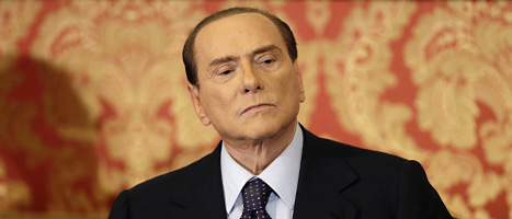 Silvio Berlusconi dömdes för att ha fuskat med skatten. Foto: Luca Bruno/Scanpix.