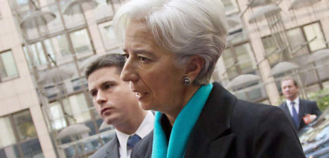 Christine Lagarde är chef för Internationella valutafonden, IMF.
Foto: Virginia Mayo/Scanpix.