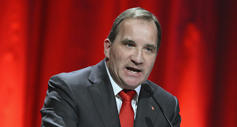 Stefan Löfven säger att Sverige ska få den lägsta arbetslösheten av alla EU-länder. Foto: Claudio Bresciani/Scanpix.
