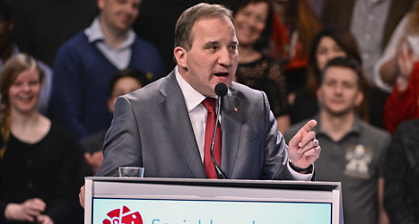 Stefan Löfven är Socialdemokraternas ledare. Foto: Claudio Bresciani/Scanpix.