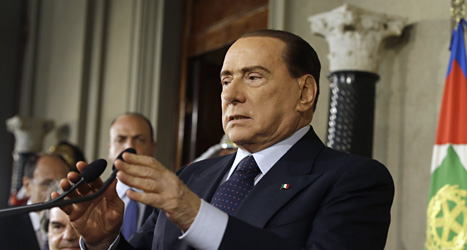 Silvio Berlusconi fuskade med skatten. Foto: Gregorio Borgia/Scanpix