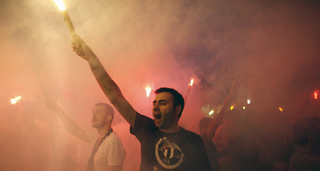 Människor i Turkiet fortsätter att protestera mot regeringen. Foto: Kostas Tsironis/Scanpix.