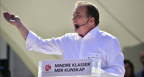 Stefan Löfven är ledare för Socialdemokraterna. Foto: Henrik Montgomery/Scanpix. 