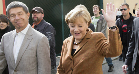 Angela Merkels parti vann valet i Tyskland. Men det är inte klart hur den nya regeringen ska se ut. Foto: Gero Breloer/Scanpix.