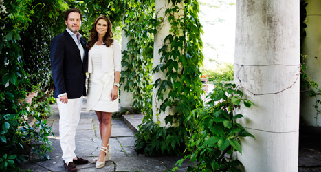 Prinsessan Madeleine och hennes man Chris O' Neill ska få barn nästa år.
Foto: Linus Sundahl-Djerf/Scanpix.