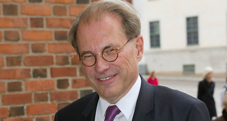 Per Westerberg är riksdagens talman. Han leder arbetet i riksdagen.
Foto: Fredrik Sandberg/TT.