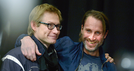 Magnus Falkehed och Niclas Hammarström är hemma igen.
Foto: Janerik Henriksson/TT