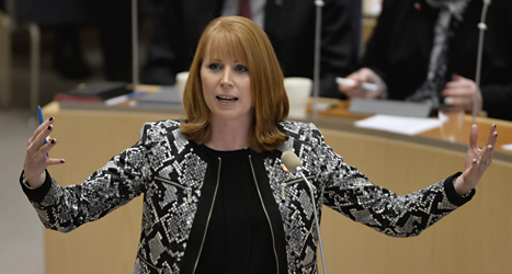 Annie Lööf är ledare för Centerpartiet. Foto: Anders Wiklund/TT.