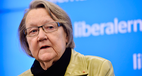 Marit Paulsen från Folkpartiet är en av Sveriges politiker i Europaparlamentet. Foto: TT