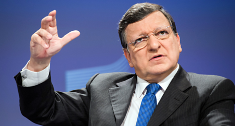 Nu är José Manuel Barroso ledare för EUs regering. Foto: AP /TT.