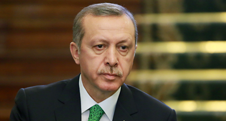 Turkiets ledare Recep Tayip Erdogan. Foto: Ebrahim Noroozi/TT.
