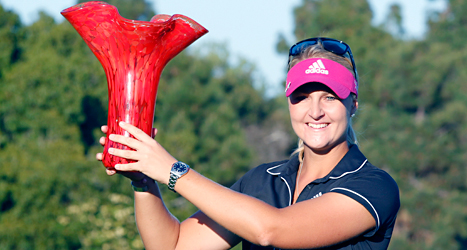 Anna Nordqvist vann i USA. Foto: Alex Gallardo/TT.