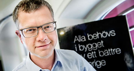 Kent Persson är Moderaternas partisekreterare. Foto: Tomas Oneborg/TT