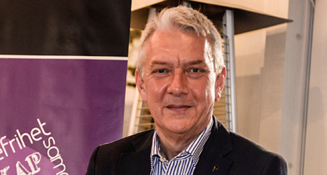 Piratpartiets Christian Engström hade nog varit gladare om tonåringar fått rösta. Foto: TT
