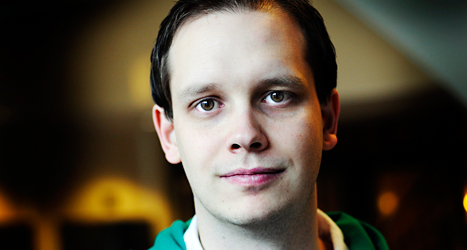 Peter Sunde Kolmisoppi är en av dem som startade sajten Pirate Bay.
Foto: Yvonne Åsell/TT.