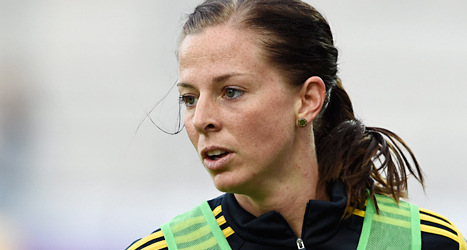 Lotta Schelin har vunnit både ligan och cupen i Frankrike. Foto: 
Mikael Fritzon/TT.