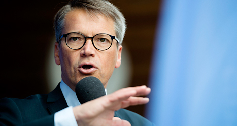 Kristdemokraternas ledare Göran Hägglund. Foto: Vilhelm Stokstad /TT