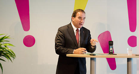 Stefan Löfven är ledare för Socialdemokraterna. Foto: Vilhelm Stokstad/TT.