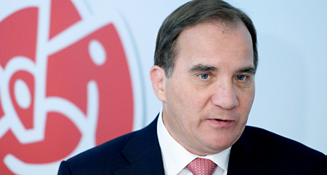 Stefan Löfven är ledare för Socialdemokraterna. Foto: Janerik Henriksson/TT.