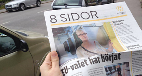 Centrum för lättläst gör tidningen 8 Sidor ska läggas ner. Foto: Agnes Sauter
