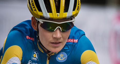 Emma Johansson vann en tävling i Nederländerna. Foto: TT.