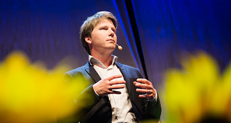 Folkpartiets Erik Ullenhag är regeringens minister för homofrågor. Foto: TT