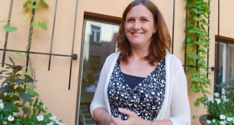 Cecilia Malmström är glad för att hon får fortsätta jobba i EUs regering. Foto: Bertil Ericsson, TT