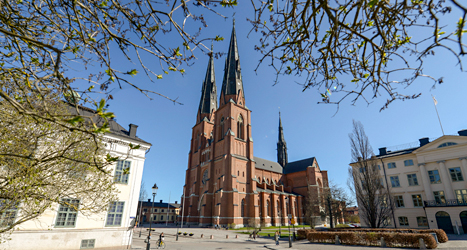 Skolornas avslutningar ska få vara i kyrkor även i fortsättningen. Det har regeringen bestämt. Foto: Bertil Ericson, TT