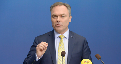 Folkpartiets ledare Jan Björklund vill ha bättre ordning i skolan. Foto: Bertil Enevåg Ericsson /TT