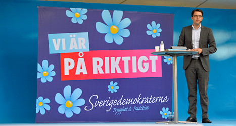Sverigedemokraternas ledare Jimmie Åkesson kan bli viktig när en ny statsminister ska väljas. Foto: Henrik Montgomery /TT