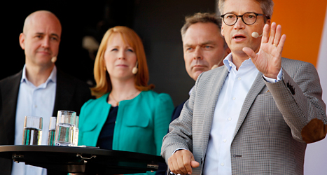 Alliansen vill ge mer pengar till dem som köper miljövänliga bilar.
Foto: Mats Andersson/TT.