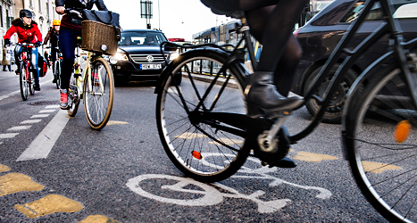 Ovanligt många cyklister och gående dog i trafiken i somras.
Foto: Tomas Oneborg/TT.
