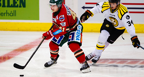 Frölunda fick en fin start när hockeyligan SHL körde igång.
Foto: Per Fiske/TT.