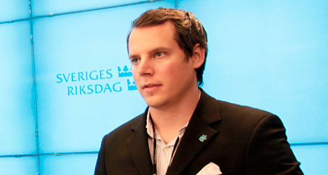 Christoffer Dulny är en av Sverigedemokraternas viktigaste politiker i Stockholm. Foto: TT
