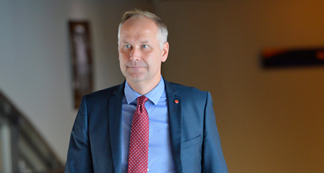 Vänsterpartiets ledare Jonas Sjöstedt. Foto: TT