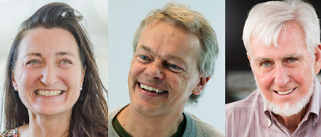 May-Britt Moser, Edward Moser och John O'Keefe får Nobelpriset i medicin. Foto: Matthias Schrader och Ned Alley/TT.