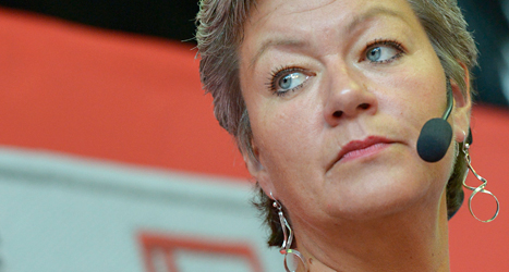 Ylva Johansson är arbetsmarknadsminister i regeringen. Foto: Janerik Henriksson/TT.